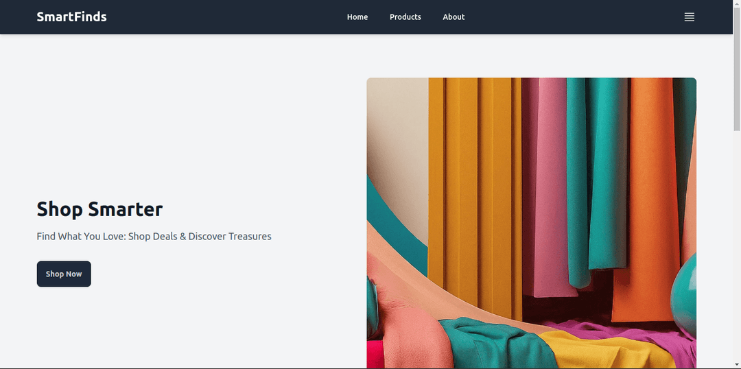 SmartFinds - An ecommerce platform.